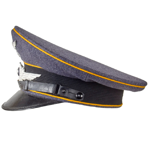 Original WW2 German Unit Marked 1938 Dated Luftwaffe Flight Branch EM/NCO Schirmmütze Visor Cap by Gebrüder Alm Size 57