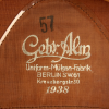 WW2 German Unit Marked 1938 Dated Luftwaffe Flight Branch EM/NCO Schirmmütze Visor Cap by Gebrüder Alm Size 57 (Original) - Photo 10