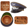 WW2 German Unit Marked 1938 Dated Luftwaffe Flight Branch EM/NCO Schirmmütze Visor Cap by Gebrüder Alm Size 57 (Original) - Photo 13
