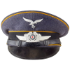 Original WW2 German Unit Marked 1938 Dated Luftwaffe Flight Branch EM/NCO Schirmmütze Visor Cap by Gebrüder Size 57 for Sale