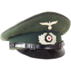 Original WW2 German Heer Army Named Medical EM/NCO Schirmmütze Visor Crush Cap for sale