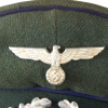 WW2 Original German Heer Army Named Medical EM/NCO Schirmmütze Visor Crush Cap - Size 58cm (Original) - Photo 5