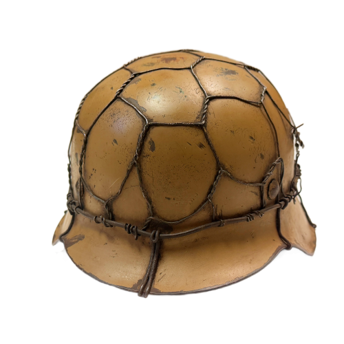 WW2 German Army Heel M42 Chicken-Wire Helmet by ckl with Liner - Photo 5