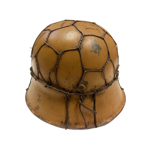 WW2 German Army Heel M42 Chicken-Wire Helmet by ckl with Liner - Photo 7