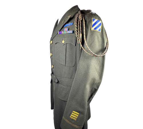 Saving Private Ryan Movie Prop used in the Ramelle Scenes US 101st Airborne Uniform Jacket of Private Lyle killed on Alamo Bridge