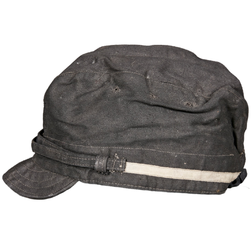 WW2 Imperial Japanese Navy NCO Marked Summer Field Cap (Original) - Photo 5