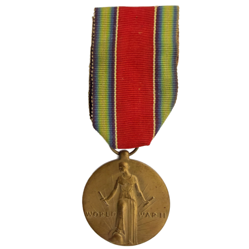 WW2 Authentic Original U.S. Victory Medal Full Size with Ribbon for Sale