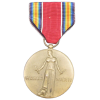 WW2 Authentic U.S. Victory Medal Full-Size with Ribbon (Original) - Photo 1