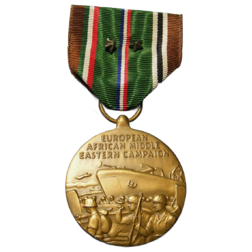  WW2 U.S. European-African-Middle Eastern Campaign Medal with Ribbon 