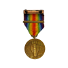 World War 1 Original US Inter-allied Victory Medal with France Clasp Bar 
