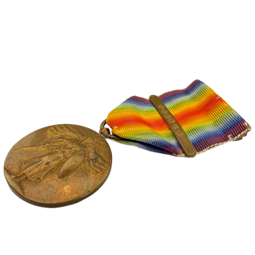 WW1 Original US Interallied Victory Medal with France Clasp Bar 