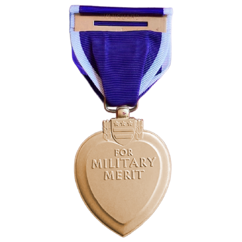 WW2 Authentic U.S. Purple Heart Metal with Ribbon Unsigned Unnumbered  Military Issued 