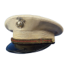 WW2 Attributed U.S. Marine Corps Named Officer Visor Cap