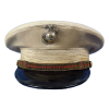 WW2 Attributed U.S. Marine Corps Named Officer Visor Cap