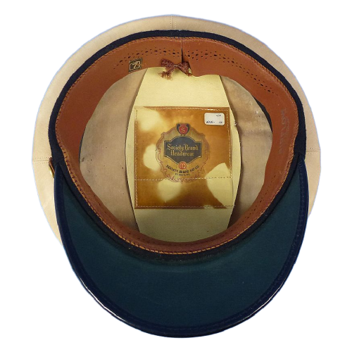  Attributed U.S. Marine Corps Named Officer Visor Cap for Sale