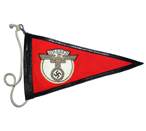 WW2 Original German NSKK Leader’s Metal Vehicle Pennant RZM M3/61 Marked for Sale