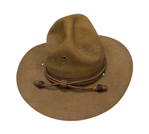 WW1 Original US Army Officer M1912 Campaign Hat With Cord for Sale