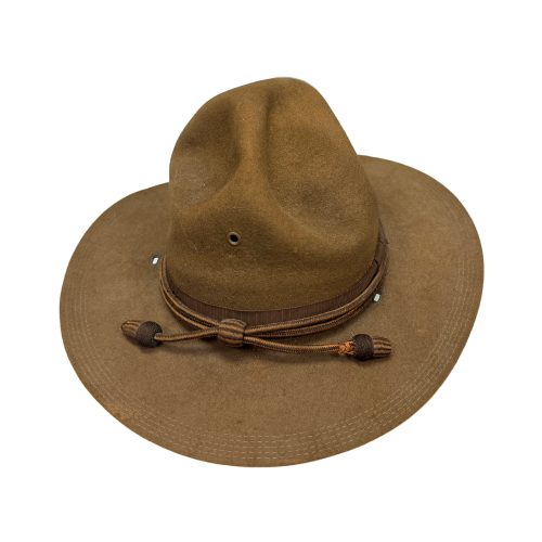 WW1 Original US Army Officer M1912 Campaign Hat With Cord for Sale