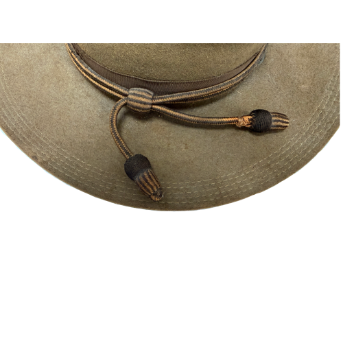 WW1 Original US Army Officer M1912 Campaign Hat With Cord (Original) - Photo 4