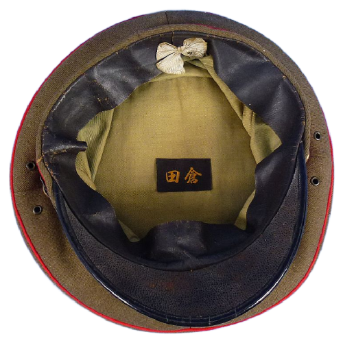 WW2 Imperial Japanese Named Army Officer Visor Cap  