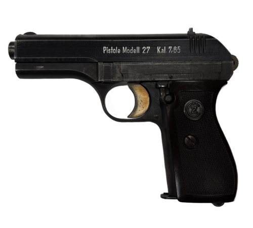 WW2 Original German Occupation CZ Model 27 Semi-Automatic Cal .32 ACP Pistol for Sale