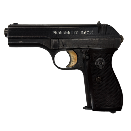 WW2 Original German Occupation CZ Model 27 Semi-Automatic Cal .32 ACP Pistol for Sale