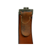 WW2 German Allgemeine SS EM/NCO's RZM Marked Belt Buckle With Black Leather SS/RZM Marked 1943 Belt (Original) - Photo 4