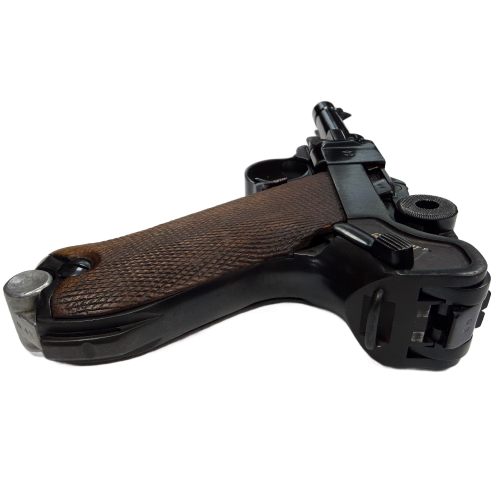 WW2 German Mauser P.08 S/42 Code 1937 Luger Pistol Holster Rig With Capture Bring Back Certificate (Original) - Photo 5