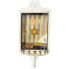 Edward H. Wynn Custom Holocaust-Commemorative Hanukkah Menorah (Hanukkiah) Styled As A Framed Shadowbox Wall Piece (Original) - Photo 9