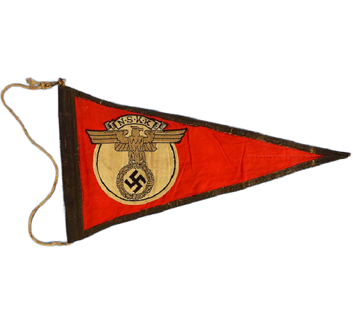 Original German NSKK Leader’s Leather Vehicle Pennant