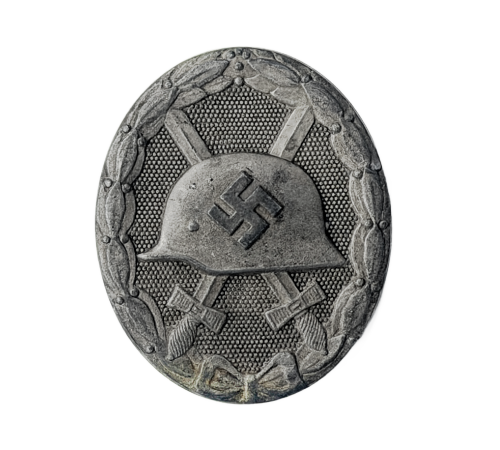 WW2 Original German Wound Badge In Silver Marked 30 by Hauptmünzamt for Sale