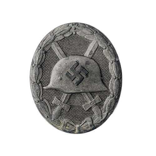 WW2 Original German Wound Badge In Silver Marked 30 by Hauptmünzamt for Sale