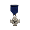 Original German Third Reich 25-Year Silver National Faithful Service Medal with Ribbon 