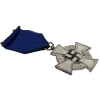 German Original 25-Year Silver National Faithful Service Medal with Ribbon 