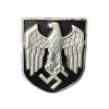 WW2 Original German Army (Heer) Tropical Pith Helmet Insignia Eagle Shield