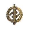 WW2 Original German NSDAP SA/SS Sports Badge In GOLD SA Sportabzeichen by Petz & Lorenz from Rechenbach 