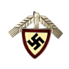 Original German Reich Labour Service RAD Cap Badge By W.D. Wilhelm Deumer, Lüdenscheid for Sale