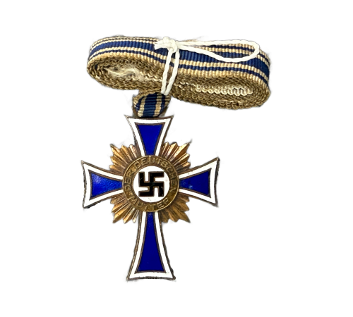 The Cross of Honor of the German Mother First Class in Gold with Ribbon