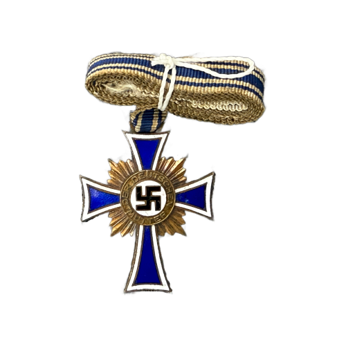 The Cross of Honor of the German Mother First Class in Gold with Ribbon