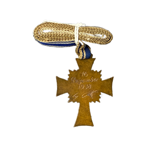 The Cross of Honor of the German Mother First Class in Gold with Ribbon