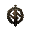 German NSDAP (NAZI PARTY) SA/SS Sports Badge In GOLD SA-Sportabzeichen By Berg & Nolte A.G. 
