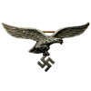 WW2 Original German Third Reich Luftwaffe Offier's Metal Breast Eagle Pin by FA Assmann & Sohne Marked D.R.G.M.