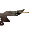 WWII German Luftwaffe Offier's Metal Breast Eagle Pin by FA Assmann & Sohne Marked D.R.G.M.