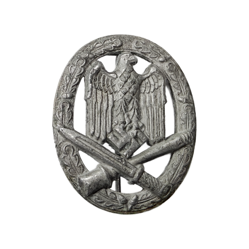 WW2 Original German General Assault Badge in Silver Grade for Sale