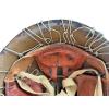 WW2 Original Imperial Japanese Named Type 90 Helmet with Three-Pad Pigskin Liner & Chinstrap  (Original) - Photo 5