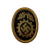WW2 German Nazi NSDAP Party DAF Member's Visor Cap Badge for Sale