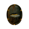 German NSDAP Nazi Party DAF Member's Visor Cap Badge 