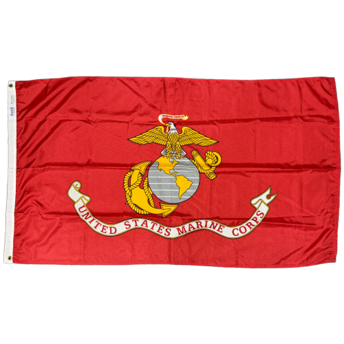 US Marine Corps 3Ft x 5Ft Nyl-Glo Military Banner flag by Annin Flagmakers for Sale