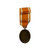German Third Reich West Wall Metal Deutsches Schutzwall-Ehrenzeichen in Bronze with Ribbon 