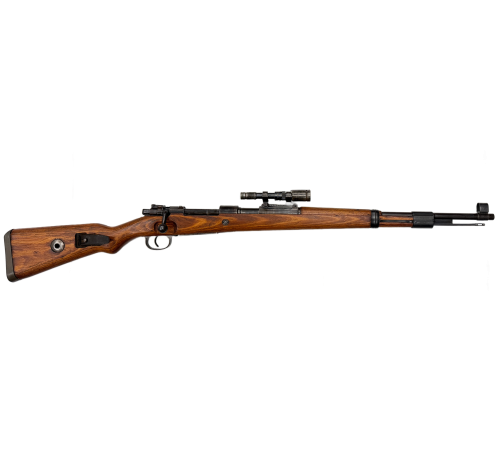 WW2 German K98 Matching 1943 Bolt-Action Caliber 8mm Sniper Rifle By JP Sauer & Sohn With vlb ZF-41 Sniper Scope & duv Mount & Sling for Sale